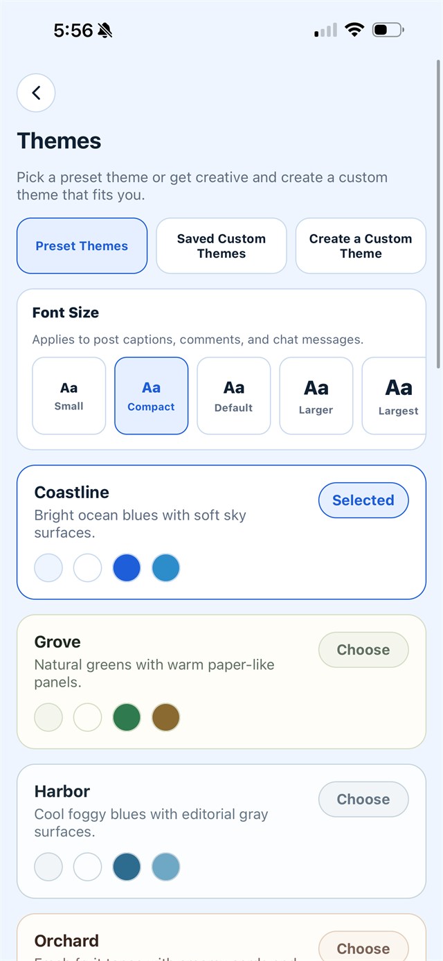 Coastline theme